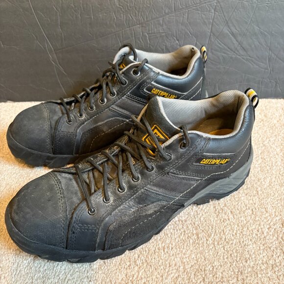 Caterpillar Argon Composite Toe Work Shoes Men's Size 12 Black gray P89955 - Picture 3 of 10